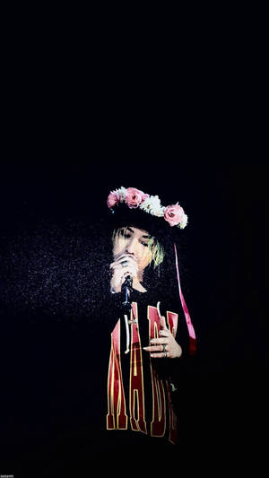 G-dragon Flower Crown Wallpaper