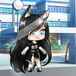 Gacha Life Tomboy Cute Wolf Girl Wallpaper