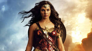 Gal Gadot Wonder Woman Pose Wallpaper