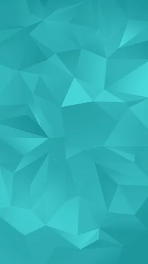 Galaxy S5 Turquoise Polygon Texture Wallpaper
