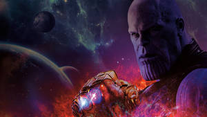 Galaxy Thanos Infinity Gauntlet Wallpaper