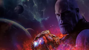 Galaxy Thanos Infinity Gauntlet Wallpaper