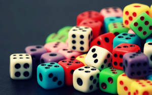 Gambar Colorful Dice Wallpaper