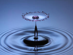 Gambar Droplet On Water Wallpaper
