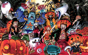 Gambar One Piece Halloween Wallpaper