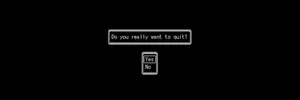 Game Display Of Quitting Twitter Header Wallpaper