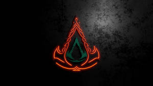 Gaming Logo Of Assassin's Creed Valhalla Wallpaper
