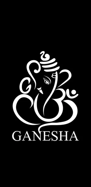 Ganesh Ji Hd White Head Symbol Wallpaper