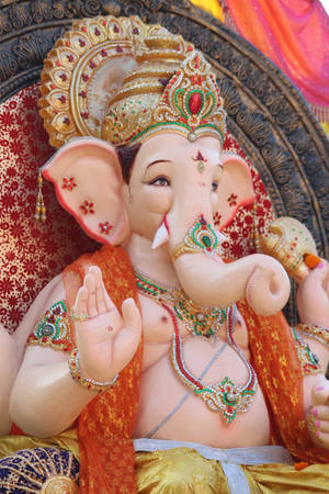 Ganesha Parade Portrait Wallpaper