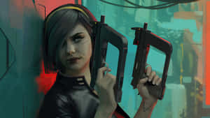 “gangsters With Guns Standing In Formation” Wallpaper