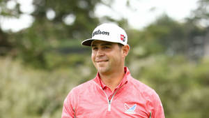 Gary Woodland Smiling Close-up Photo Wallpaper