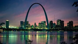 Gateway Arch, Saint Louis, Usa, Arch, Bridge, Building, Evening Wallpaper