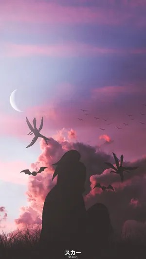 Gazing Over The Valley Of The Hidden Leaf Village From The Mountains Of Fire Wallpaper