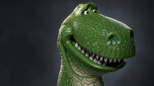 Gazing Toy Story Rex Wallpaper