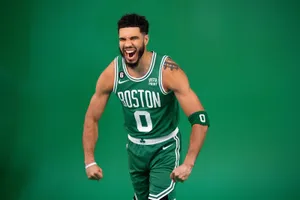 Gearing Up For The Boston Celtics' Climb To The Top Of The Nba! Wallpaper