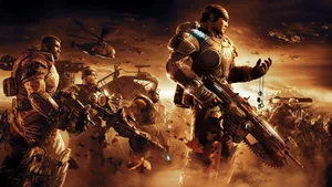 Gears Of War 1 Battle Wallpaper
