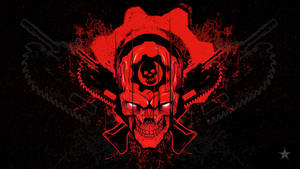 Gears Of War Scary Skull Wallpaper
