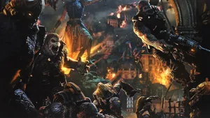Gears Of War Ultimate Edition_ Epic Battle Scene Wallpaper