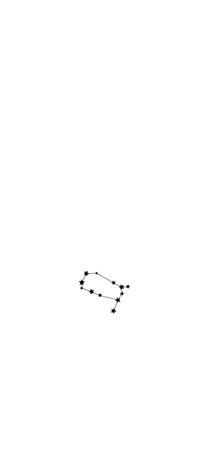 Gemini Black Constellation Wallpaper