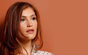 Gemma Arterton Ginger Colored Hair Wallpaper