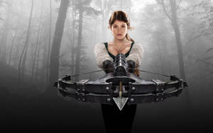 Gemma Arterton Gretel Crossbow Wallpaper