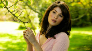 Gemma Arterton In Causal Outfits Wallpaper