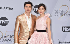 Gemma Chan And Henry Golding Wallpaper