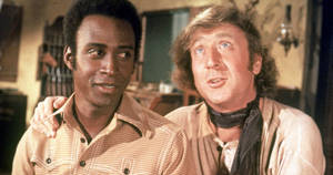 Gene Wilder And Mel Brooks Blazing Saddles Wallpaper