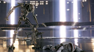 General Grievous And Storm Trooper Wallpaper