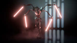 General Grievous Four Light Sabers Wallpaper