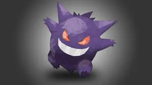 Gengar Geometric Art Wallpaper