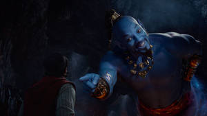 Genie In Aladdin Live Action Wallpaper