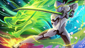 Genji Shimada Ultimate Dragonblade Wallpaper