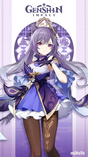 Genshin Impact Character Keqing Wallpaper