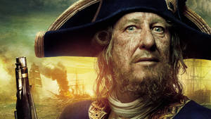 Geoffrey Rush Captain Barbosa. Wallpaper