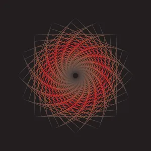 Geometric Vortex Wallpaper