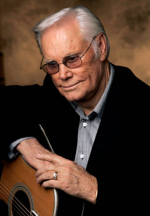 George Jones Guitar Profile Photography Wallpaper