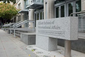 George Washington University Elliot School Building Wallpaper