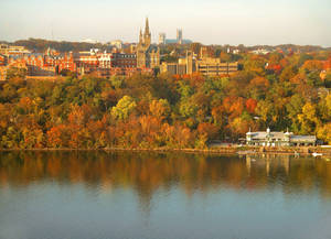 Georgetown University Distant Photograph Wallpaper