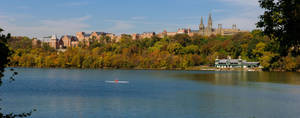 Georgetown University Potomac River Wallpaper