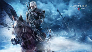 Geralt In Snow The Witcher 3 Wallpaper