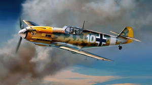 German Ww2 Fighters Yellow Aircraft Wallpaper