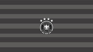 Germany National Football Team Pinstripe Graphic Art Wallpaper