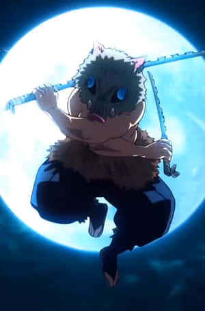 Get Connected Instantly With Inosuke Phone Wallpaper