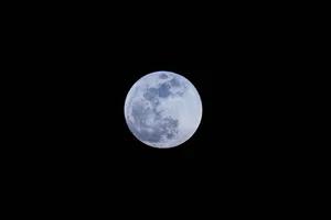 Get Lost In The Beauty Of This Full Moon Night. Wallpaper