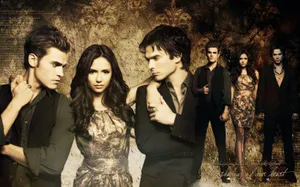 Get Lost In The World Of 'vampire Diaries' Desktop Wallpaper Wallpaper