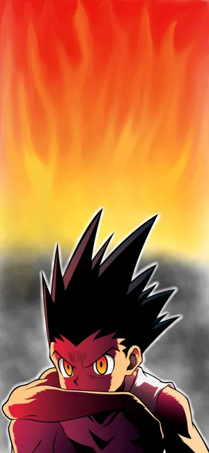 Get Ready For An Epic Adventure With Hunter X Hunter On Your Iphone Wallpaper