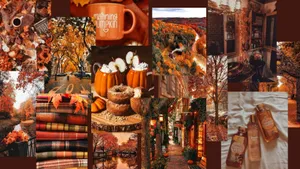 Get Ready For Fall With This Desktop Collage Wallpaper