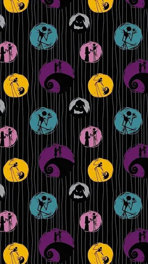 Get Ready For The Halloween Season With A Nightmare Before Christmas Phone Wallpaper
