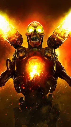 Get Ready To Blast Your Enemies With The Doom Iphone Wallpaper